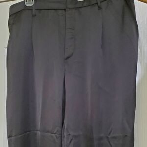 H&M High Waist Dressy Button Wide Leg Pants size XL